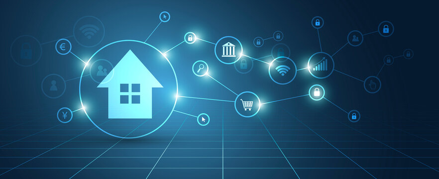 casa, informatica, connessioni, domotica