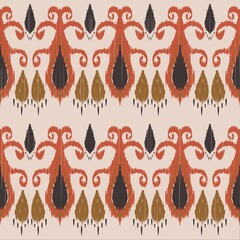 Ikat printing textile pattern wallpaper, abstract for textile design