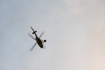 Rescue firefighter helicopter