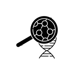 Molecular biology olor line icon. Pictogram for web page, mobile app, promo.