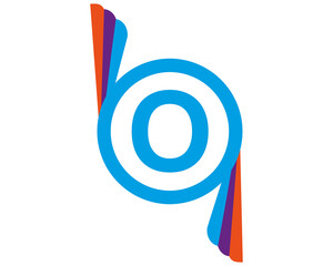 O abstract logo vector template © MdAtiqul