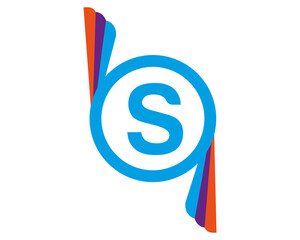 S abstract logo vector template © MdAtiqul