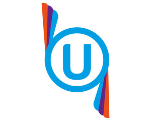 U abstract logo vector template © MdAtiqul