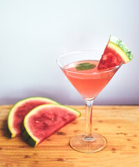 Watermelon martini