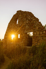 Windswept Mansion Ruins Naragansett, Rhode Island