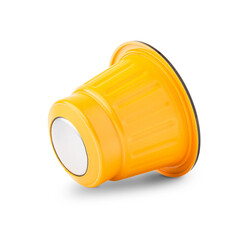 Coffee capsule isolated on white background