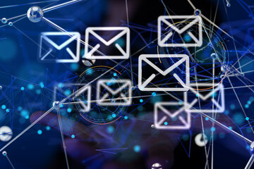 Mail Communication Connection message to mailing