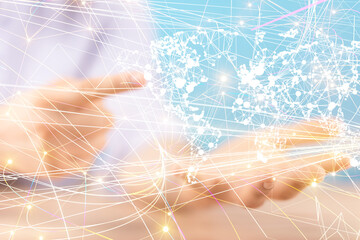 Structure of world economy, communication network global