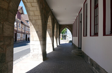 Arkaden am Rathaus in Korbach