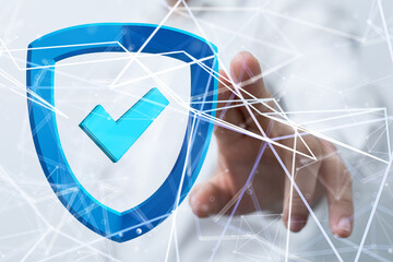 security data code digital in hand