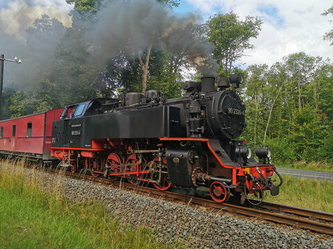 Historische Eisenbahn Bäderbahn Molli in Bad Doberan