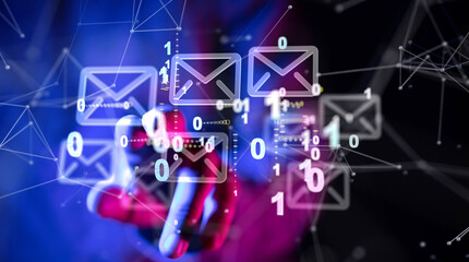 Mail Communication Connection message to mailing