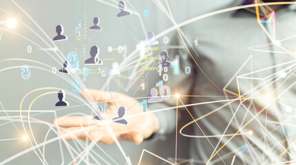 Social Media Communication Internet Network 3d