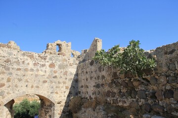 Fototapeta na wymiar Ruins of Antimachia, Kos Greece