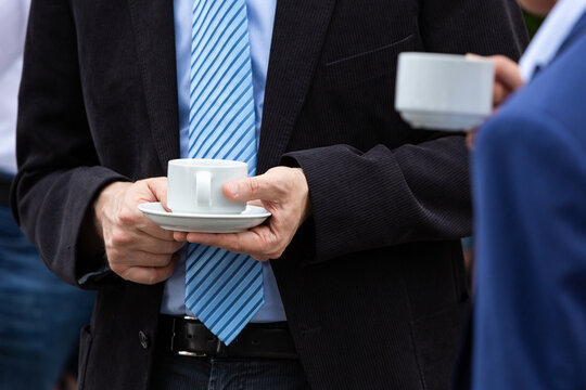 Kaffeepause bei Business Meeting