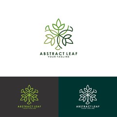 Nature leaf logo design-human leaf logo logo design-healthy leaf logo design