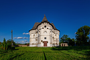 The old church is a fortress in Ukraine in the village of Sutkivtsi