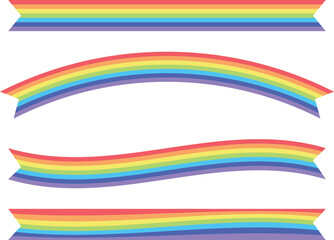 虹色リボン4種セット