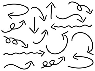 手書きの矢印セット