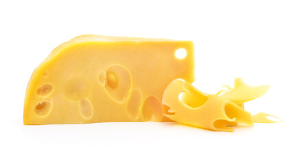 One piece of cheese.