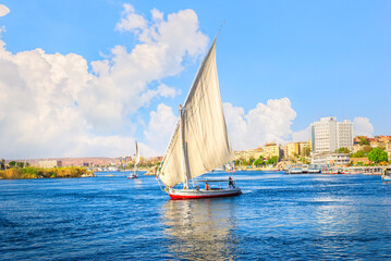 Sailing in Aswan