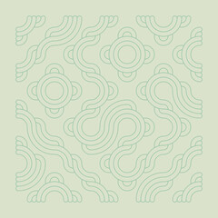 Color truchet tiling connections illustration