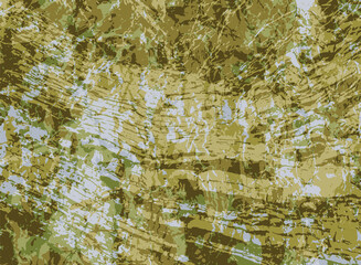 Grunge old paint vector background design. Hand painting imitation.