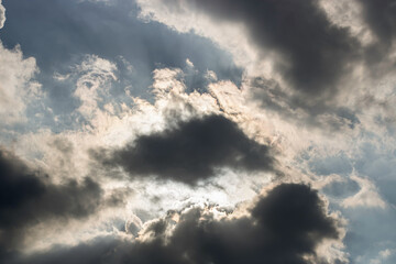 Fototapeta na wymiar Rain clouds background