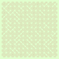 Color truchet tiling connections illustration