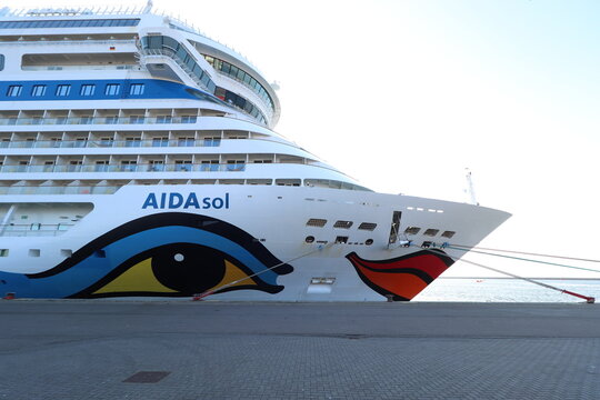 IJmuiden, the Netherlands - May 1st, 2022: Aida Sol