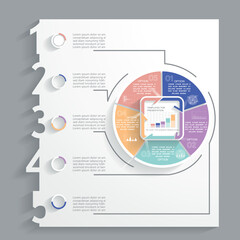 Set elements of infographics, vector illustration template