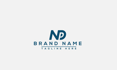 Logo design letter NP. Elegant modern. Vector template. © Sourave H