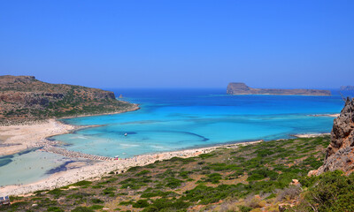 Balos lagoon