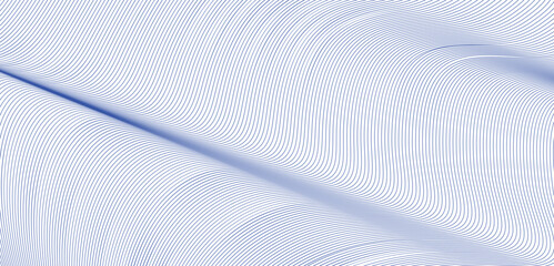 Fototapeta na wymiar lines background with abstract wave lines. Abstract wave element for design. Digital frequency track equalizer. Wave with lines created using blend tool.