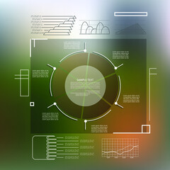 Template for your presentation, vector