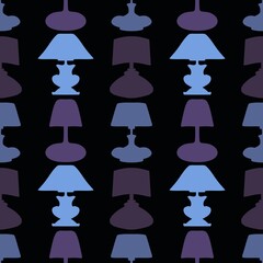 Seamless desk lamp cartoon simple pattern for clothes print and wrapping paper and shops and kids and accessories