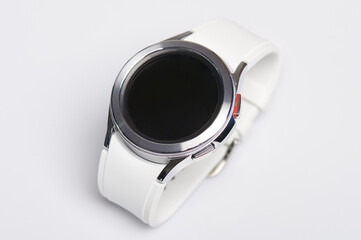 Perspective view of modern smartwatch