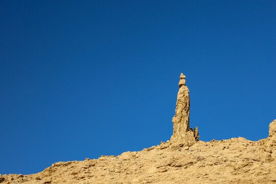 "Lot's Wife" Ancient Site on Dead Sea