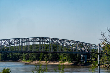 Jefferson City Bridge over the Missouri River in Jefferson City, MO