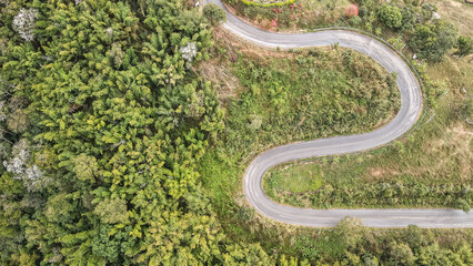 The landscape of Northern Thailand