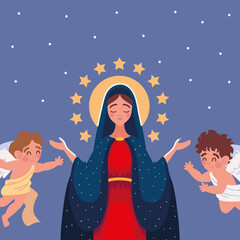 Fototapeta na wymiar Assumption of Mary spiritually