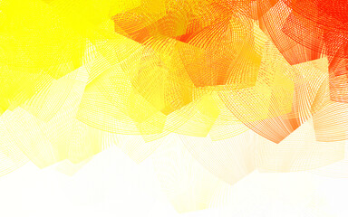 Light Green, Yellow vector background with straight lines.