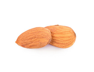 Almond. Nuts isolated on white background