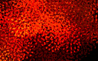 Dark Red, Yellow vector texture with abstract forms.