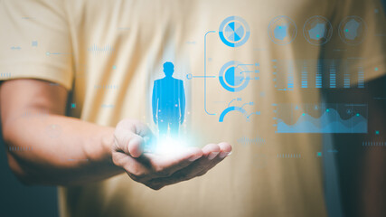 Business owners use recruiting holograms to plan their organization's professional development....