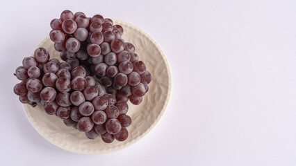 ブドウ｜デラウェア・白背景