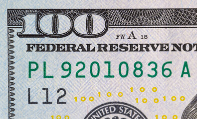 details of cash American hundred dollars