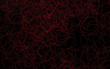 Dark Green, Red vector texture with abstract forms.