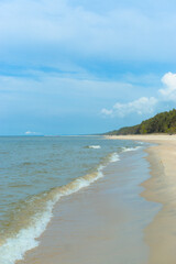 Photo of a sandy seaside beach