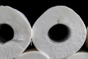 toilet paper made after recycling used paper and cardboard